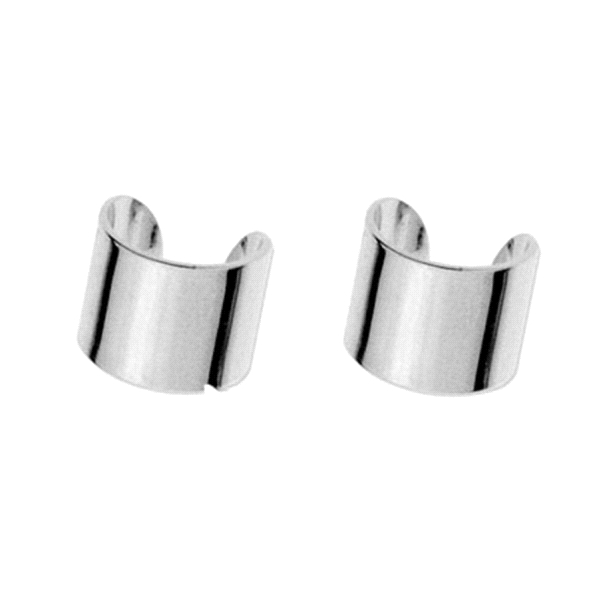 EAR CUFF PLATA 1ª LEY RODIADA 8 MM
