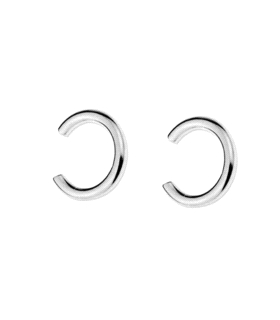 EAR CUFF PLATA 1ª LEY RODIADA 10 MM