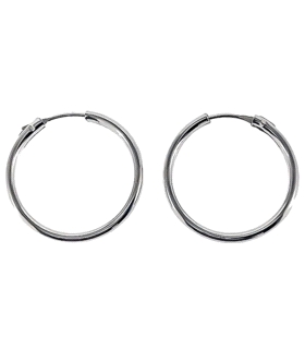 PENDIENTES AROS PLATA 1ª LEY 1,50 X 21