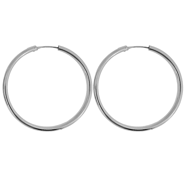 PENDIENTES AROS CRIOLLA PLATA 1ª LEY 3 X