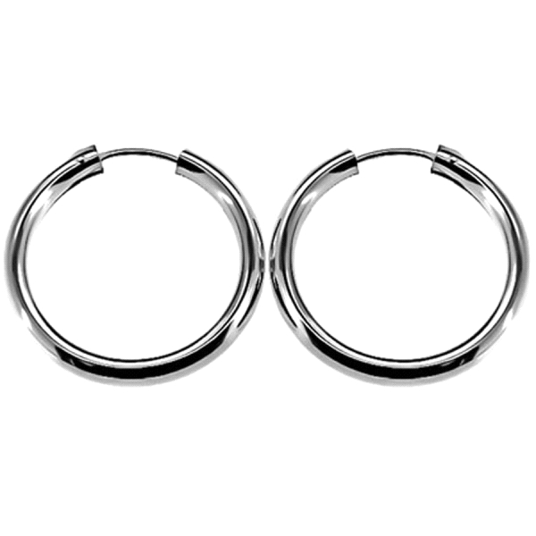 PENDIENTE CRIOLLA PLATA 1ª LEY 3 X 26 MM