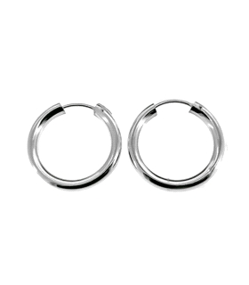 PENDIENTE CRIOLLA / AROS PLATA 1ª LEY 3