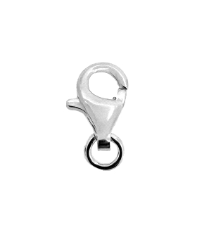 MOSQUETON PLATA 1ª LEY CON ASA 10.9X6,00