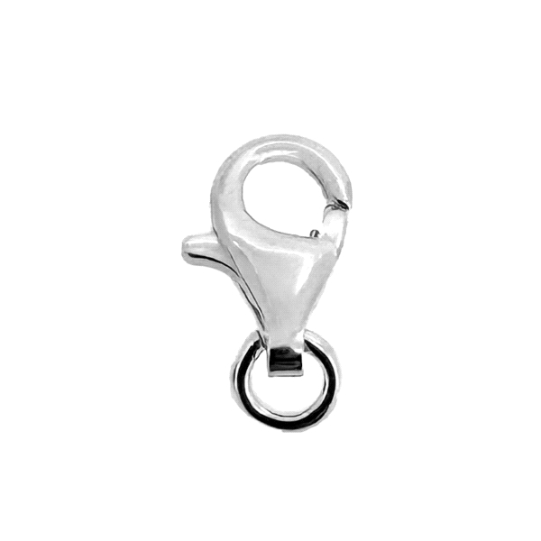 MOSQUETON PLATA 1ª LEY CON ASA 10.9X6,00