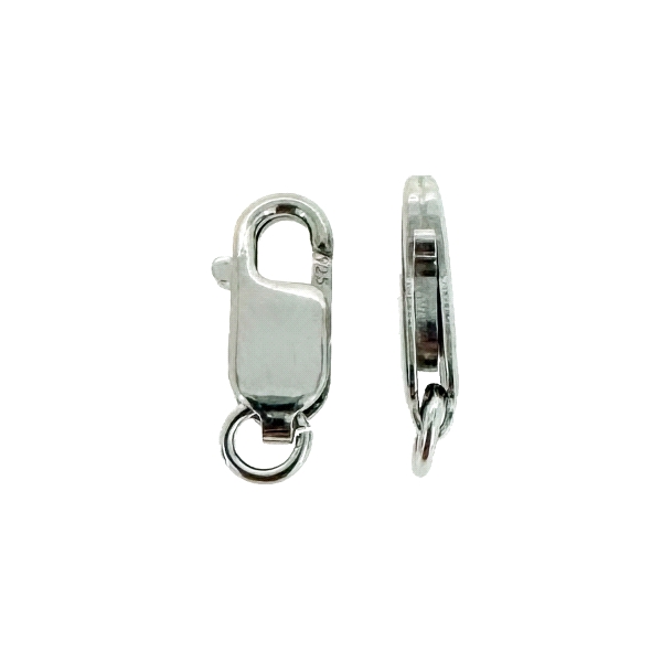 MOSQUETON PLATA 1ª LEY CON ASA 13.50X5