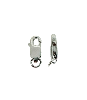 MOSQUETON PLATA 1ª LEY CON ASA 12.30X4.2