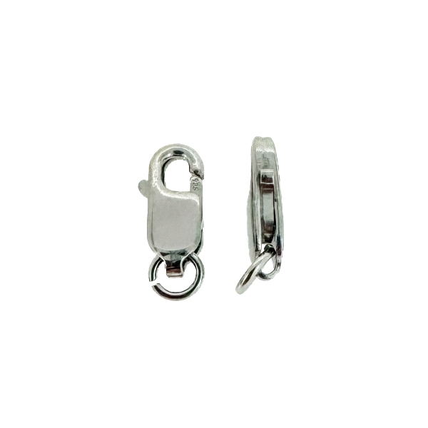 MOSQUETON PLATA 1ª LEY CON ASA 12.30X4.2