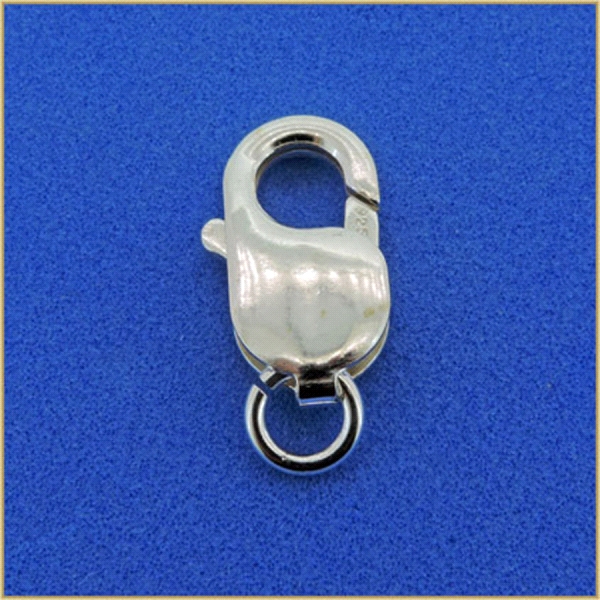 MOSQUETON PLATA 1ª LEY CON ASA 16 X 8
