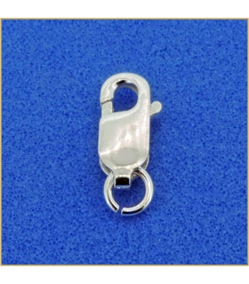 MOSQUETON PLATA 1ª LEY CON ASA 10X3.90