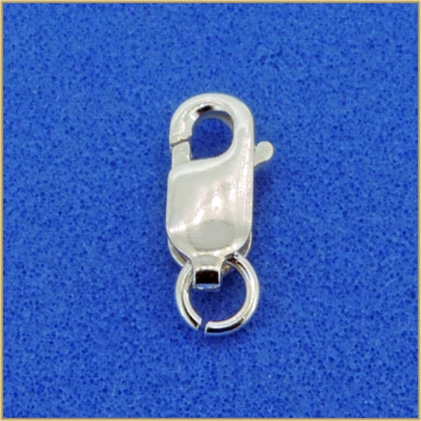 MOSQUETON PLATA 1ª LEY CON ASA 10X3.90