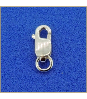 MOSQUETON PLATA 1ª LEY CON ASA 8 X 3.20