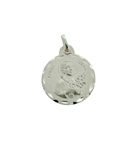 MEDALLA SANTA GEMA PLATA 1ª LEY 19 MM.