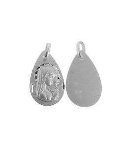 COLGANTE MEDALLA VIRGEN NIÑA PLATA 1ª LE