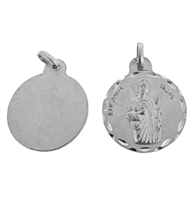 MEDALLA SAN JUDAS TADEO PLATA 1ª LEY 21