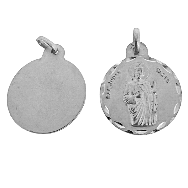 MEDALLA SAN JUDAS TADEO PLATA 1ª LEY 21