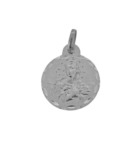 COLGANTE MEDALLA VIRGEN INMACULADA  PLAT