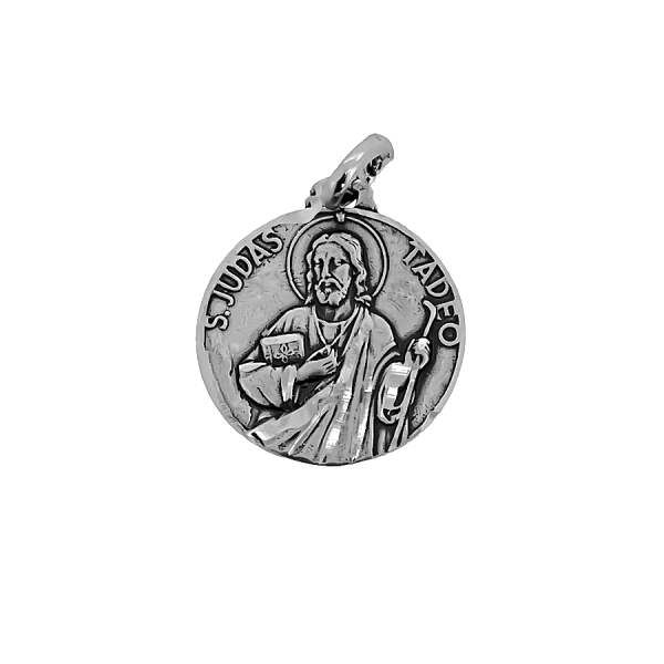 MEDALLA SAN JUDAS TADEO PLATA 1ª LEY 19.