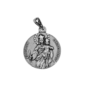 MEDALLA VIRGEN AUXILIADORA PLATA 1ª LEY