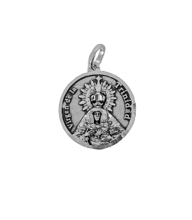 MEDALLA VIRGEN TRINIDAD PLATA 1ª LEY 18