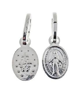 MEDALLA MILAGROSA PLATA 1ª LEY 10 X 6 MM