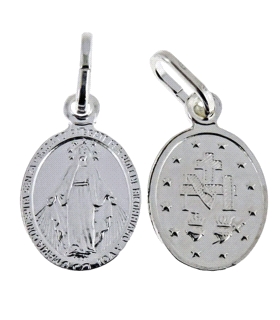 MEDALLA MILAGROSA PLATA 1ª LEY 17 X 11
