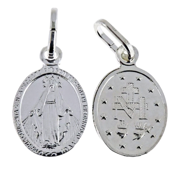 MEDALLA MILAGROSA PLATA 1ª LEY 17 X 11