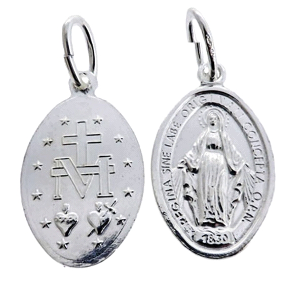 MEDALLA MILAGROSA PLATA PRIMERA LEY  29