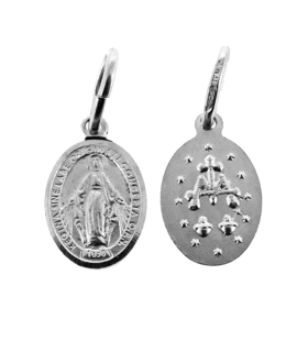 MEDALLA MILAGROSA PLATA PRIMERA LEY 17