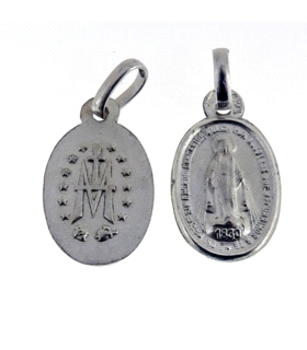 MEDALLA MILAGROSA PLATA 1ª LEY 18 X 11MM