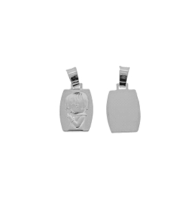 MEDALLA NIÑO COMUNION PLATA 1ª LEY 18X14