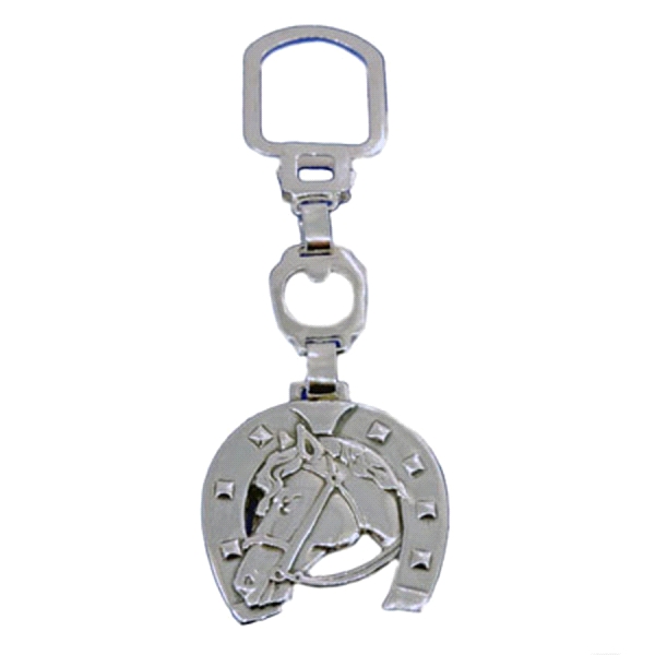 LLAVERO HERRADURA CABALLO PLATA 1ª LEY