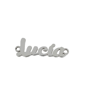 LETRERO LUCIA PULSERA PLATA 1ª LEY 10 X