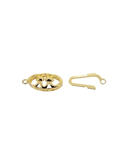BROCHE PLATA 1ª LEY CHAPADA  6.50 X 13.5