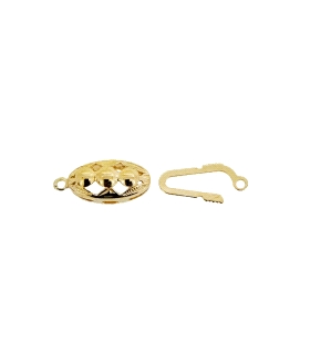 BROCHE PLATA 1ª LEY CHAPADA  6.50 X 13.5