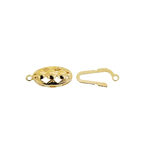 BROCHE PLATA 1ª LEY CHAPADA  6.50 X 13.5