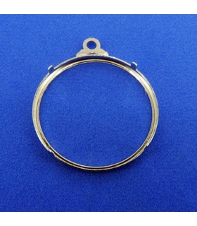 CERCO MONEDA PLATA 1ª LEY 34 MM DIAMETRO
