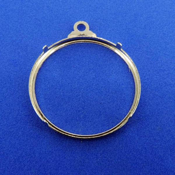 CERCO MONEDA PLATA 1ª LEY 34 MM DIAMETRO