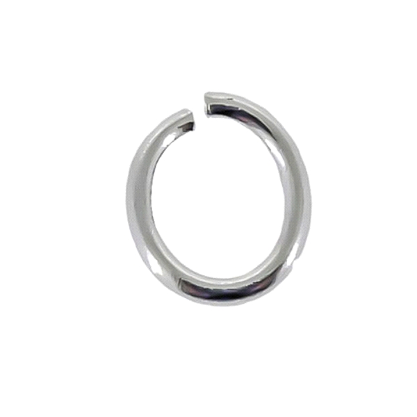 ASA ABIERTA OVAL PLATA 1ª LEY 0.60 X 5.5