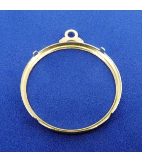 CERCO MONEDA PLATA 1ª LEY 37 MM DIAMETRO