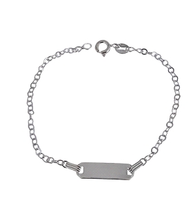 NOMEOLVIDES BEBÉ PLATA 1ª LEY 16 CM