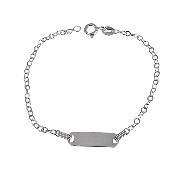 NOMEOLVIDES BEBÉ PLATA 1ª LEY 16 CM