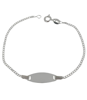 NOMEOLVIDES BEBÉ PLATA 1ª LEY 16 CM