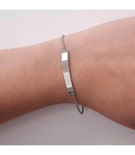 NOMEOLVIDES MUJER PLATA 1ª LEY 16 + 4 CM