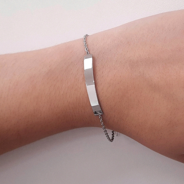 NOMEOLVIDES MUJER PLATA 1ª LEY 16 + 4 CM