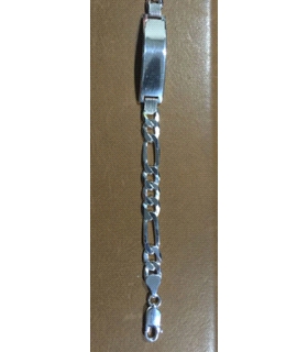 NOMEOLVIDES MACIZO PLATA 1ª LEY 20 CM