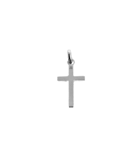 COLGANTE CRUZ SIN CRISTO PLATA 1ª LEY