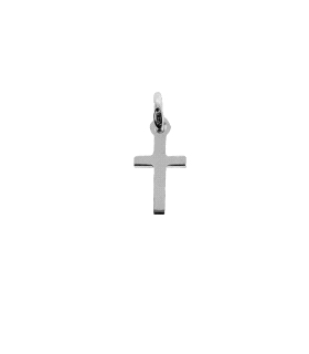 COLGANTE CRUZ SIN CRISTO PLATA 1ª LEY
