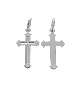 COLGANTE CRUZ SIN CRISTO PLATA 1ª LEY RO