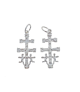 CRUZ CARAVACA UNISEX PLATA 1ª LEY 25X13