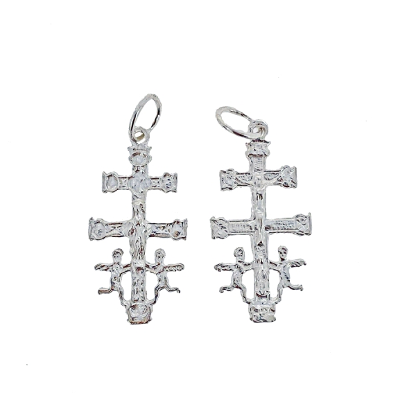 CRUZ CARAVACA UNISEX PLATA 1ª LEY 25X13